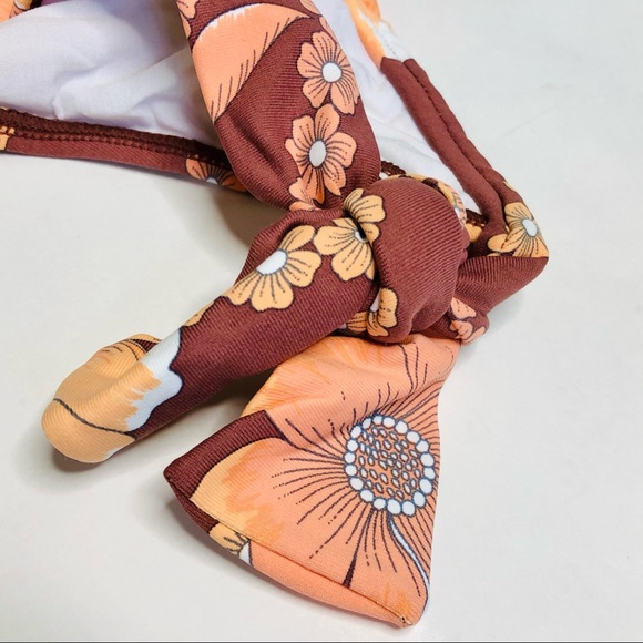 Cia Maritima Floral Print Brazilian Bikini Bottom - Picture 5 of 8